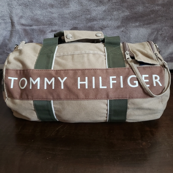 Tommy Hilfiger Handbags - Tommy Hilfiger 90s mini canvas duffel